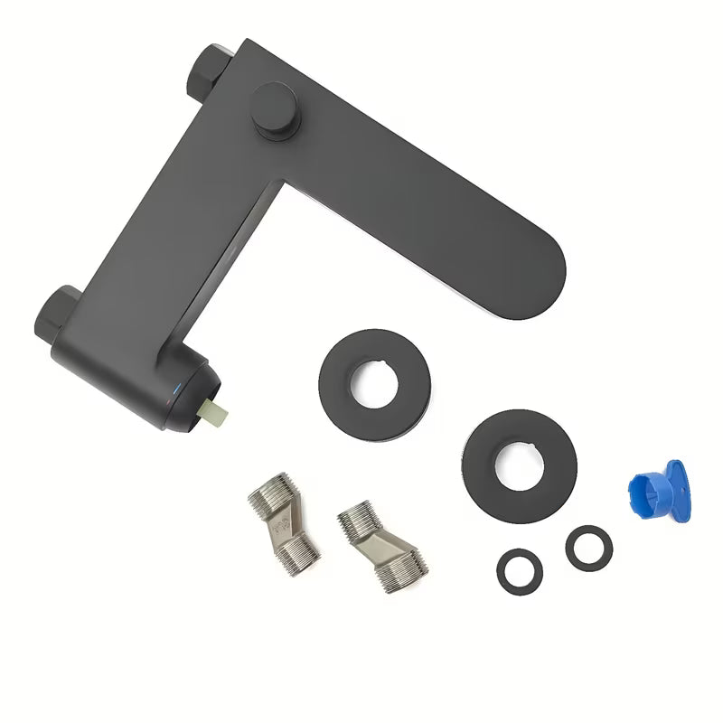 Enoročna stenska armatura za kad SAT Fusion u mat crnoj i brončanoj izvedbi.