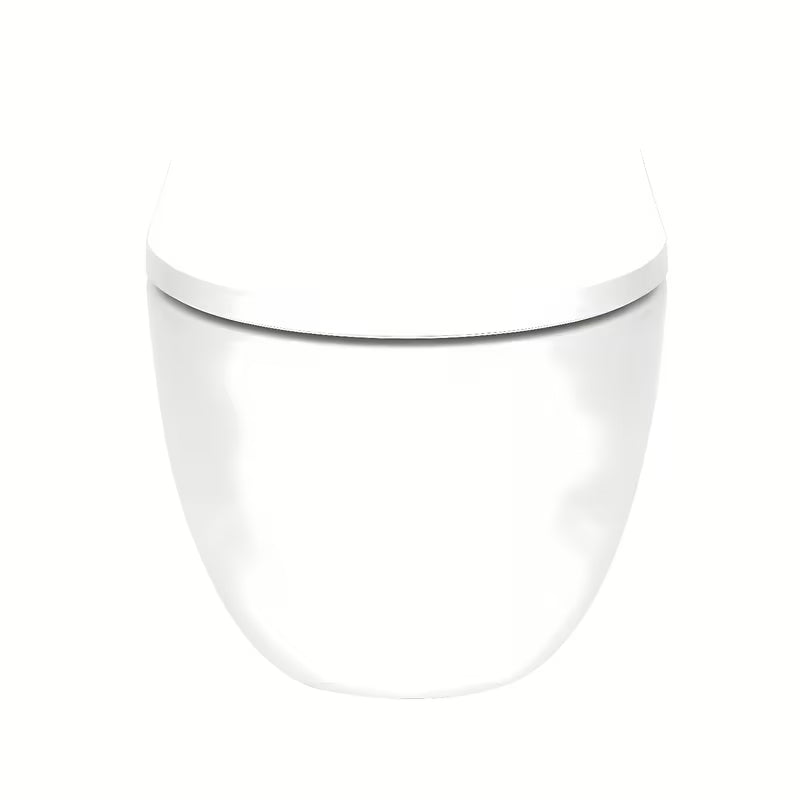 Bijeli viseča WC školjka SAT Fusion s vrtložnim ispiranjem i sjedalom mehko Zapiranje Soft Close sa skrivenim pričvršćenjem.