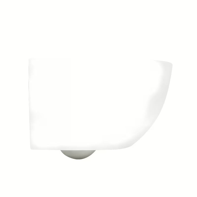 Bijeli viseča WC školjka SAT Fusion s vrtložnim ispiranjem i sjedalom mehko Zapiranje Soft Close sa skrivenim pričvršćenjem.