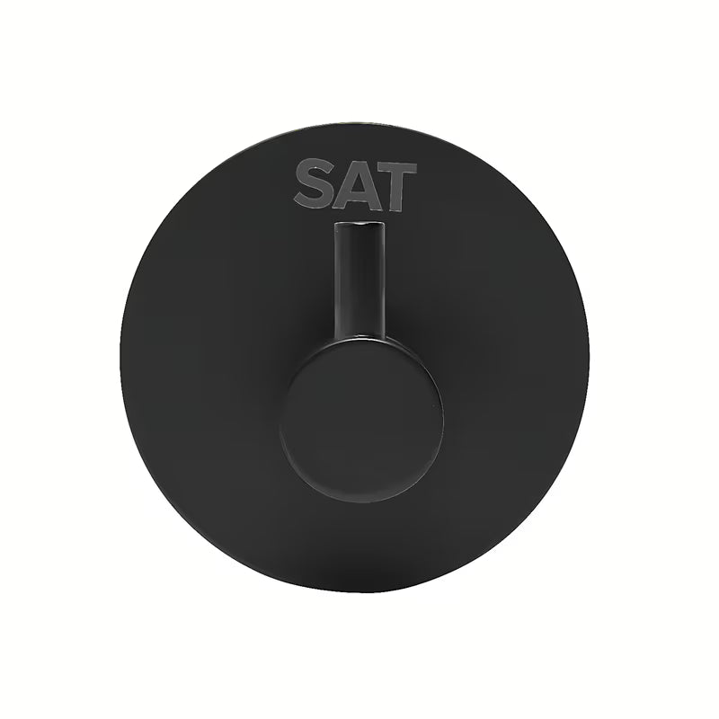 Mat črn samolepilno kavelj SAT iz nerjavečega jekla pro kopalnico