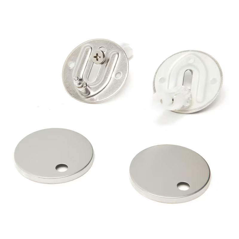 Set skrivenog pričvršćenja WC sjedala za školjku za WC SAT Infinitio s metalnim klinovima i kromiranim pokrovom