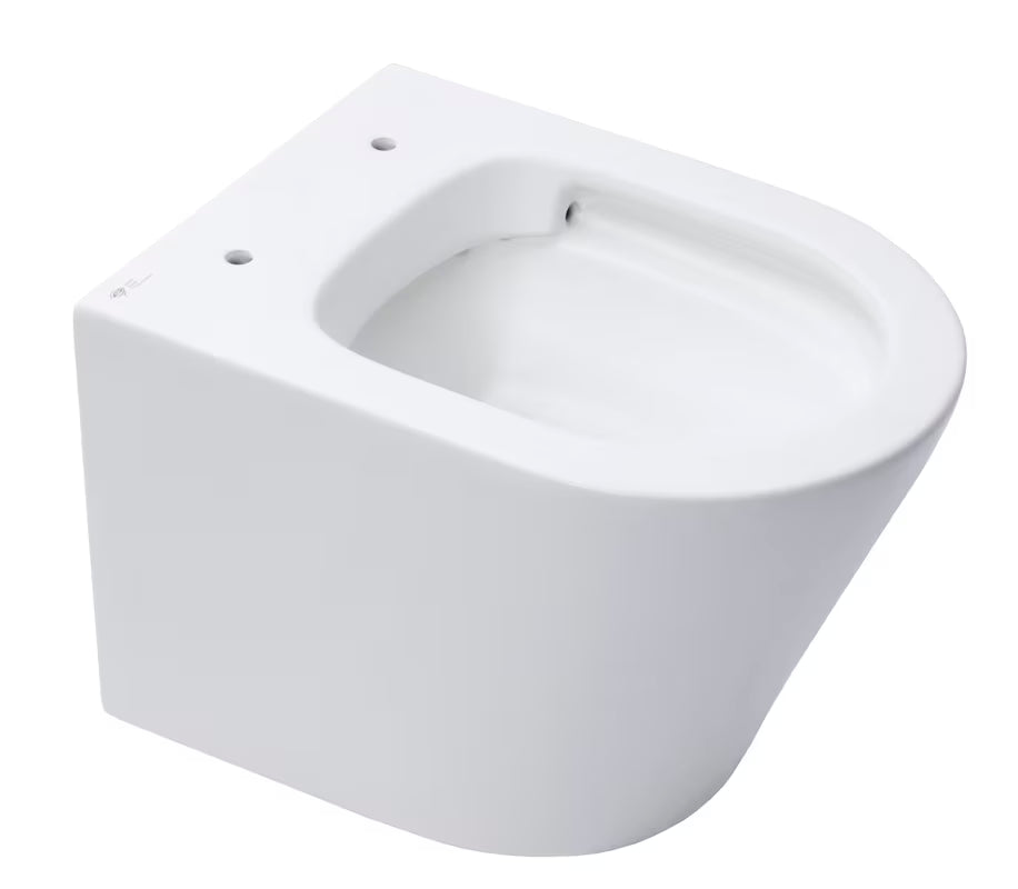 Viseča WC Školjka SAT Infinitio v mat beli barvi s skritim pritrjevanjem in sedežem mehko Zapiranje Soft Close.