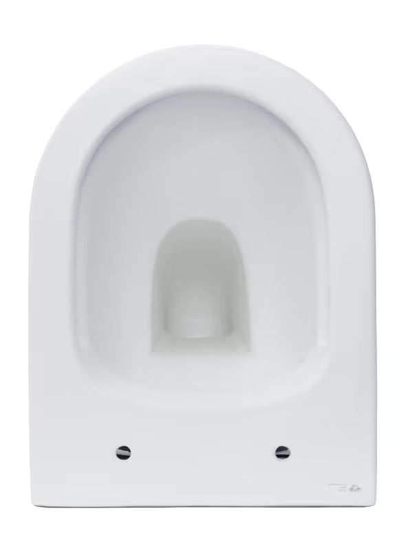 Viseča WC Školjka SAT Infinitio v mat beli barvi s skritim pritrjevanjem in sedežem mehko Zapiranje Soft Close.