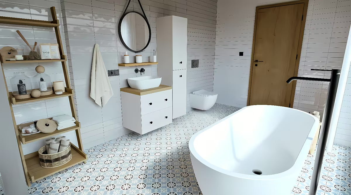 Sjajni bijeli keramički umivalnik na ploščo SAT Infinitio brez preliva dimenzija 45,5x32,5 cm.