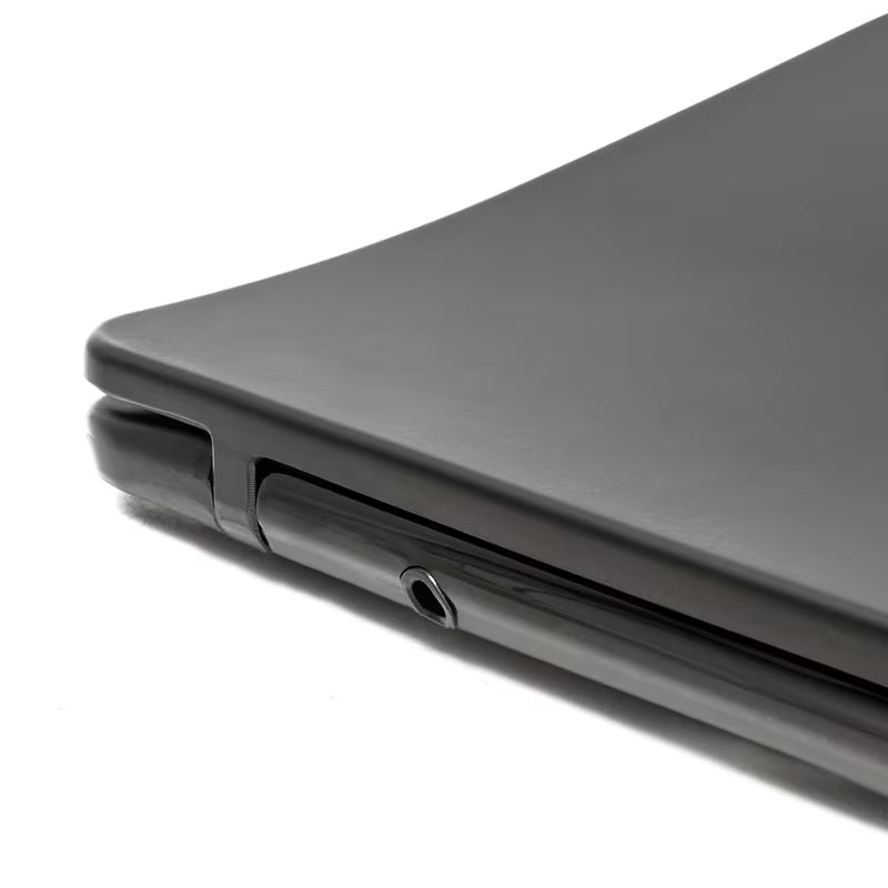 Crno-mat WC deska SAT Infinitio sa mehko Zapiranje Soft Close i EasyLock u zaobljenom dizajnu.