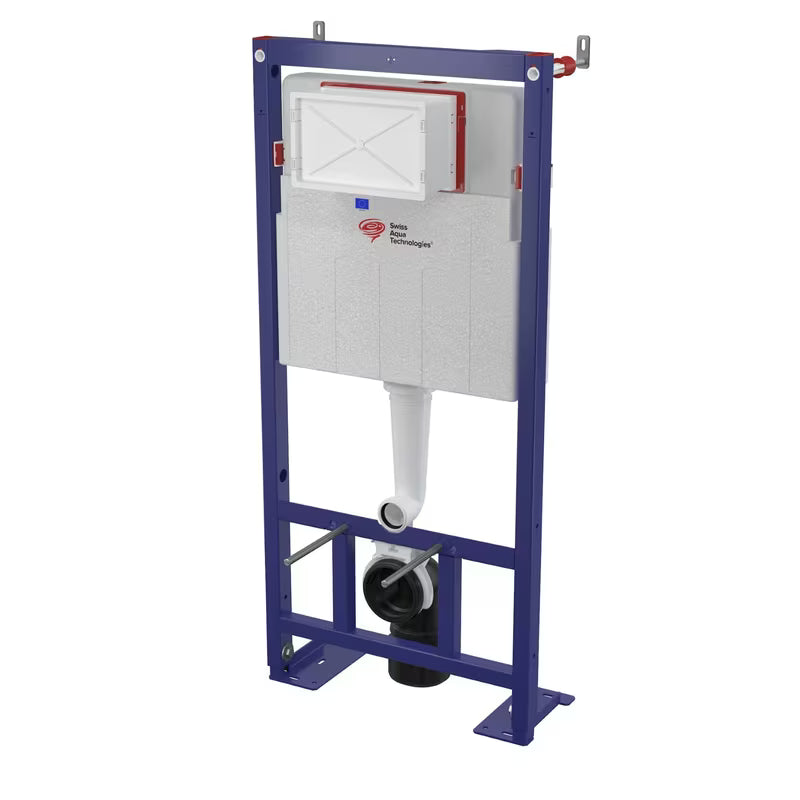 Viseči WC set SAT Infinitio s ugradbenim modulom, tipkom za ispiranje i WC daskom s mehko Zapiranje Soft Close i EasyLock