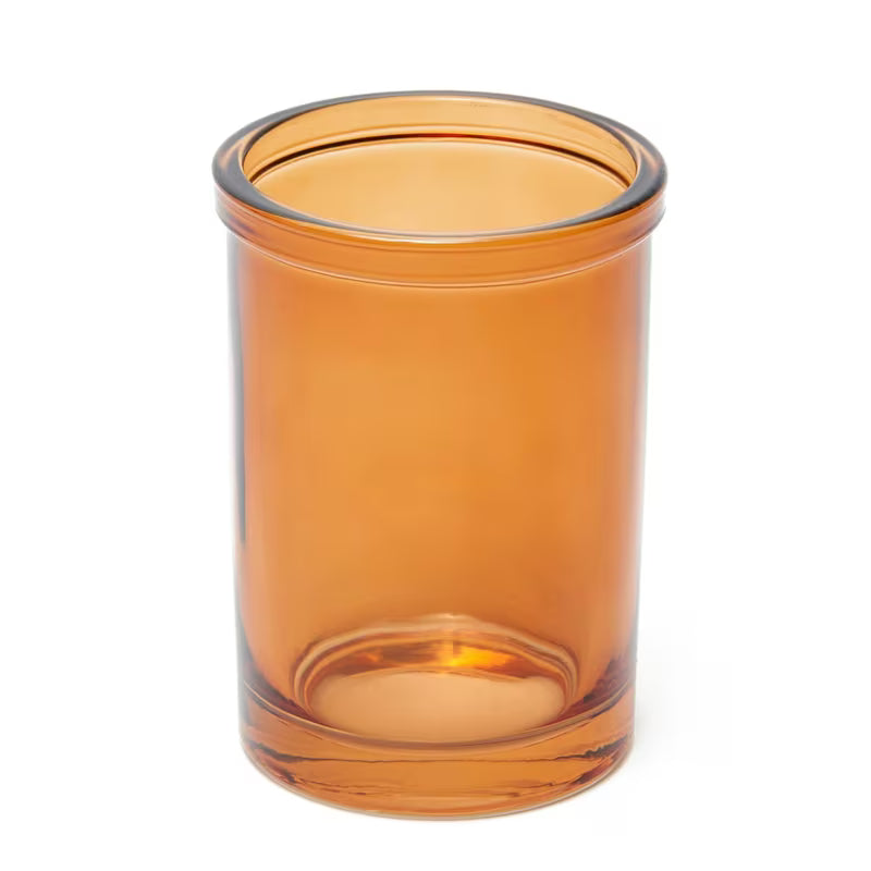 Smeđa kozarec SAT Magic kao samostoječi kupaonski dodatak jednostavnog elegantnog dizajna.