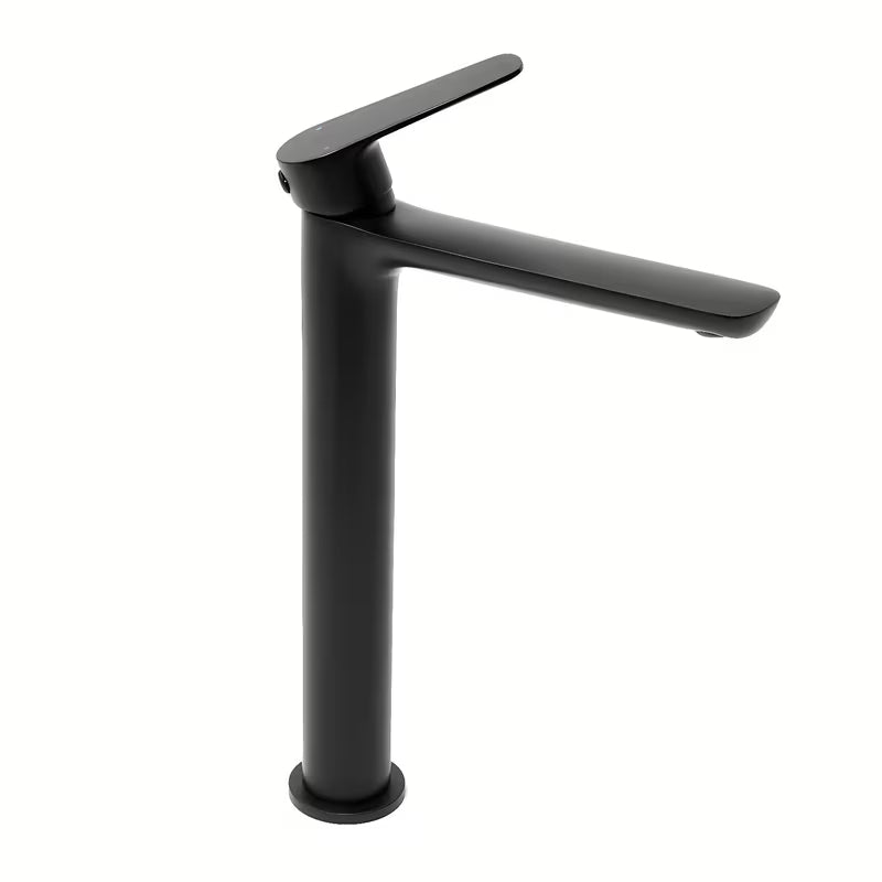 Visoka armatura za Umivalnik SAT Mood u crnoj mat boji s ručicom