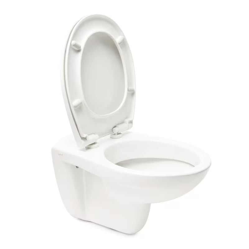 Viseči WC set vitra Normus s modulom pro za predzidnu montažu, vodokotlićem SAT i sjedalom mehko Zapiranje Soft Close.