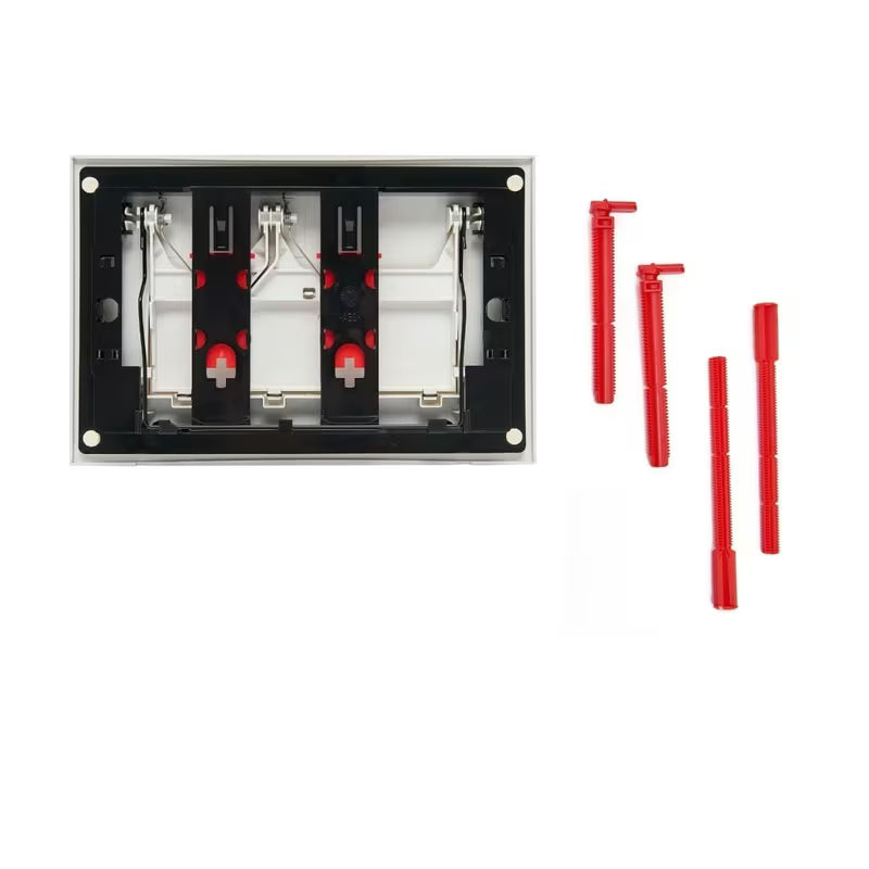 Mat zlatne aktivirna tipka SAT Gold pro za instalacijski sustav s dvokoličinskim mehaničkim ispiranjem.