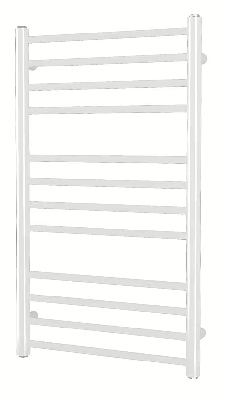 Bel kombiniran radiator SAT Paul 84x50 cm s stranskim priklopom na razmak