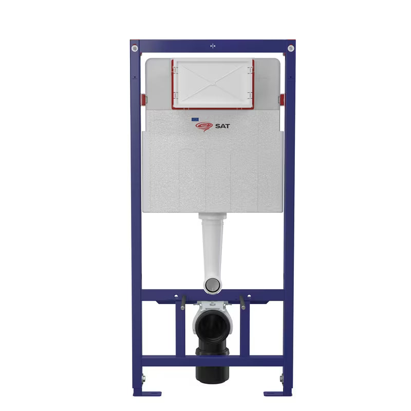 Podometni splakovalnik za WC SAT pro viseča WC školjka, kompatibilan s tipkama SAT i s dvokoličinskim ispiranjem