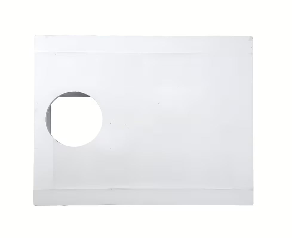 Bijeli polistirenski nosač SAT pro za tuš kadu od izdržljivog HDPS materijala.