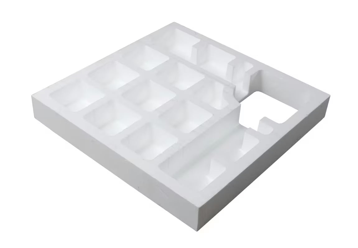 Bijeli polistirenski nosač SAT pro za tuš kadu od izdržljivog tvrdog polistirena HDPS.