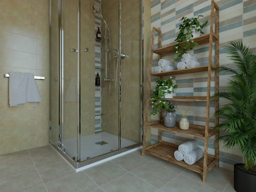 Enoročna stenska armatura za tuš SAT Project u krom izvedbi brez tuš seta.