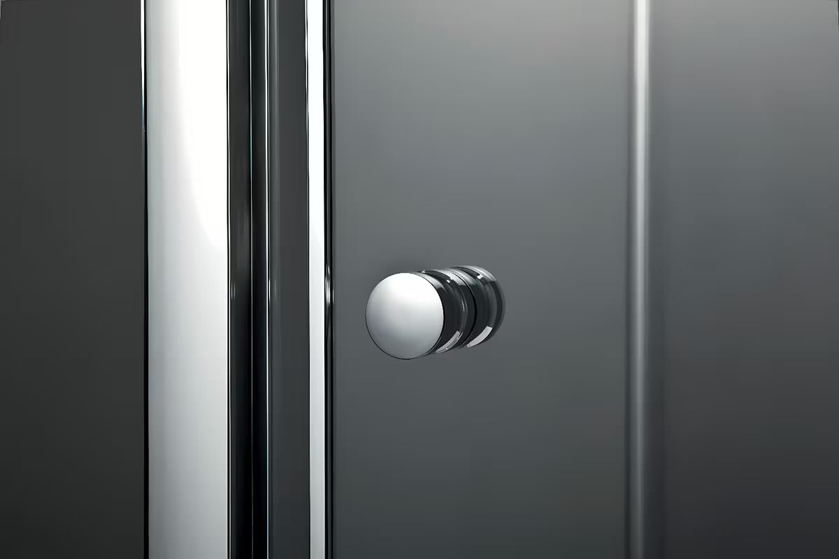 SAT Project kvadratna tuš kabina s kadjo 90x90 cm u sjajnom kromu s prozirnim staklom