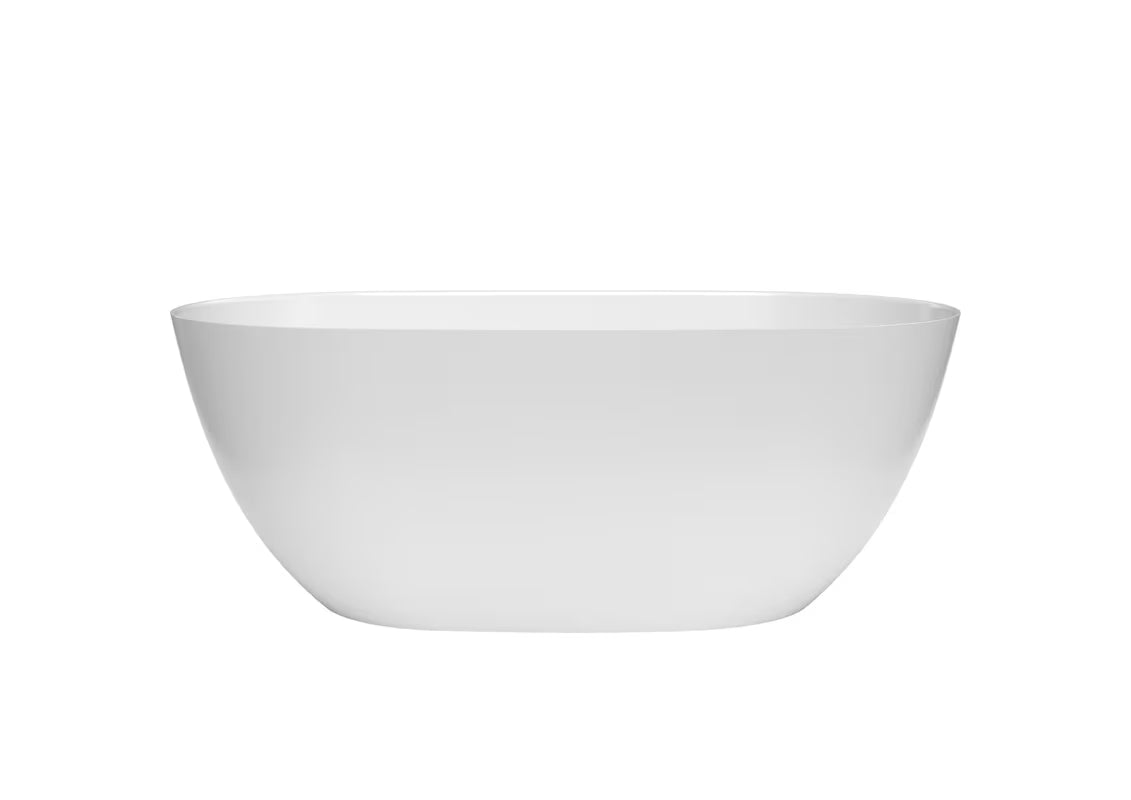 Samostoječa kad SAT iz litega marmorja 160x74 cm v levi in desni izvedbi