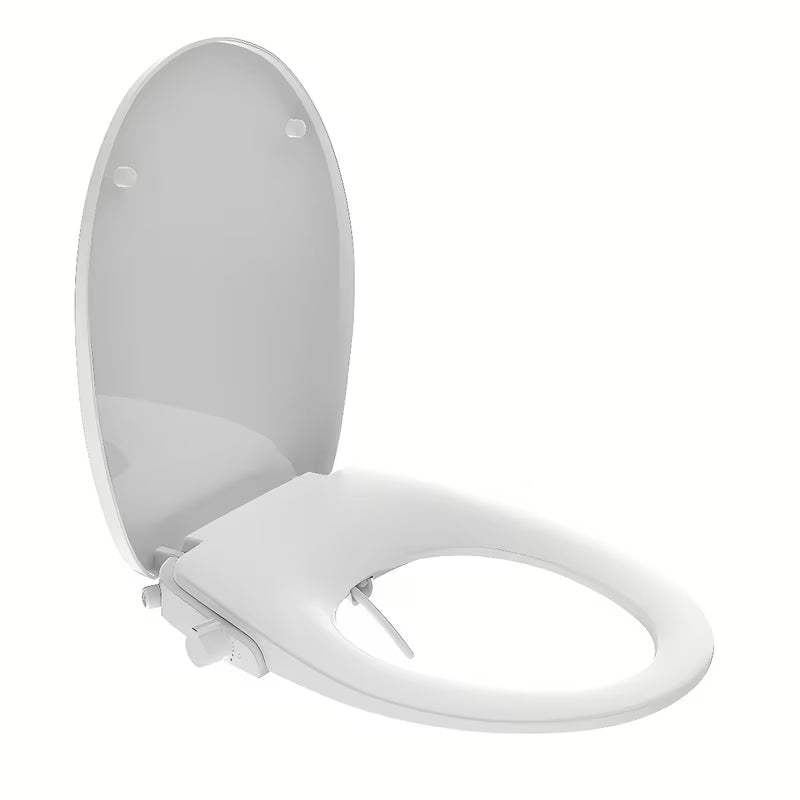 Bel WC deska SAT Easy z integriranim bidejem, upravljanjem z gumbom in mehko Zapiranje Soft Close zapiranjem.