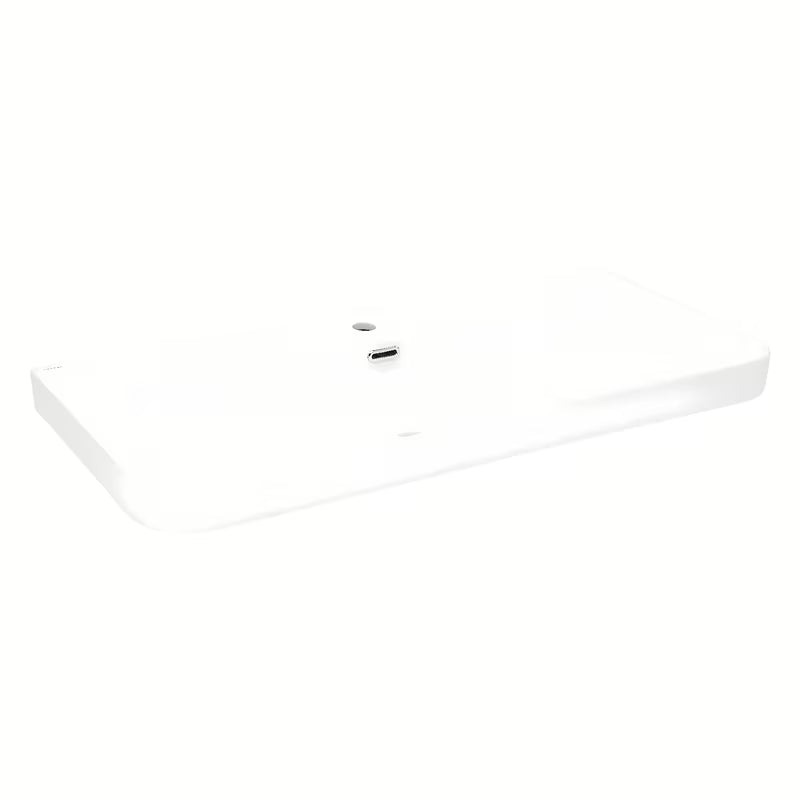 Za Kopalniško Pohištvo keramični umivalnik SAT Fusion 100,6x46,3 cm v mat beli barvi z odprtino za pro armaturo na sredini.