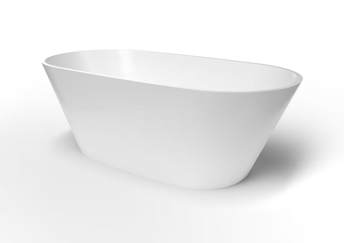 Samostoječa kad SAT iz litega marmorja dimenzije 162x78,6 cm