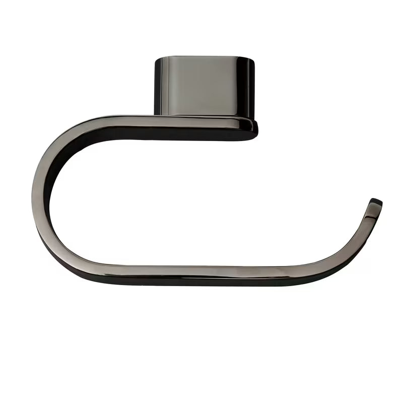 Stenski držalo za toaletni papir SAT Simply R PVD v izvedbi gun metal z elegantno zasnovo.