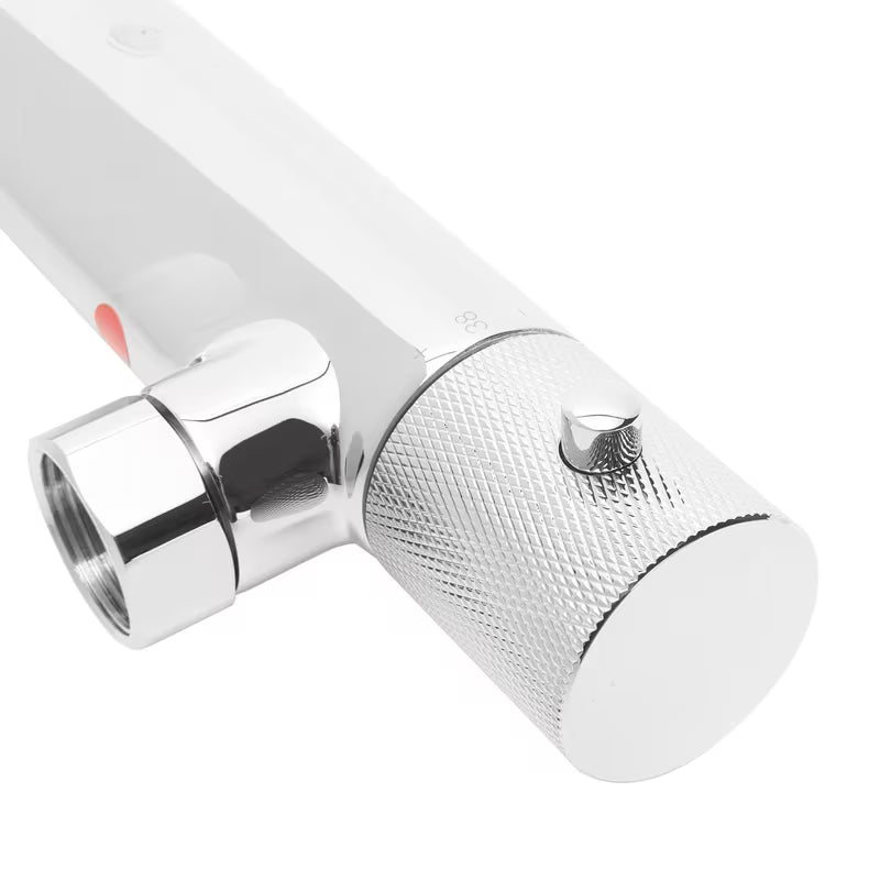 Termostatska armatura za tuš SAT Chrome u krom izvedbi pro za zidnu montažu.