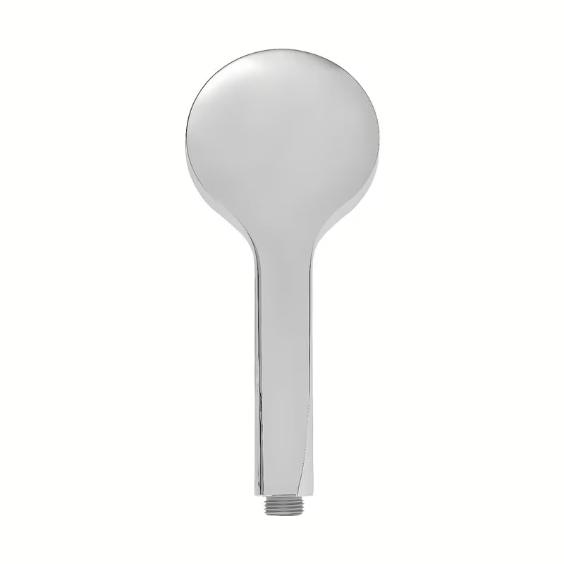 Kromirana ručna tuš slušalica SAT promjera 10 cm s tri vrste mlaza i silikonskim mlaznicama.