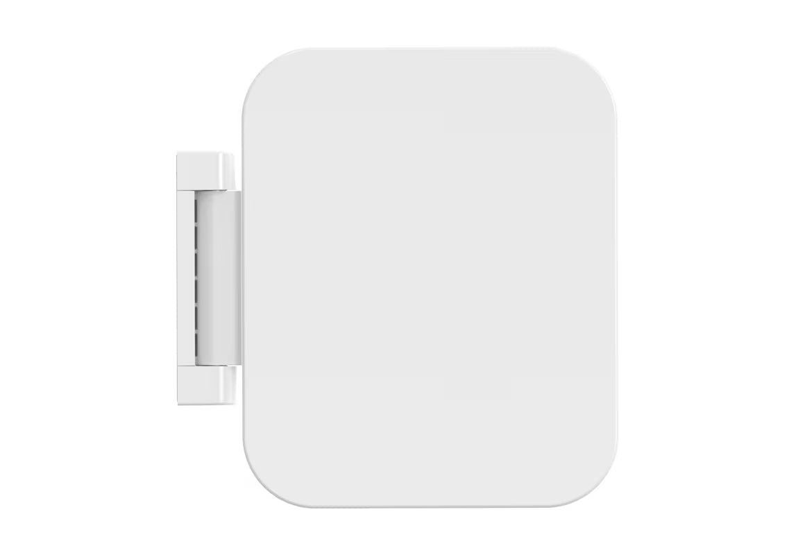 Bijelo zložljivo sedež za tuš SAT s plastičnom sjedećom površinom pro za udobno sjedenje pod tušem