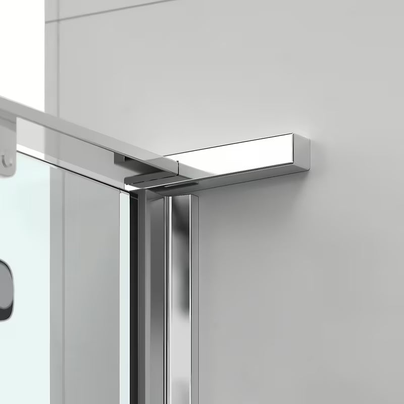 Pravokotna tuš kabina SAT TGD New 100x90 cm u sjajnom kromu s prozirnim staklom