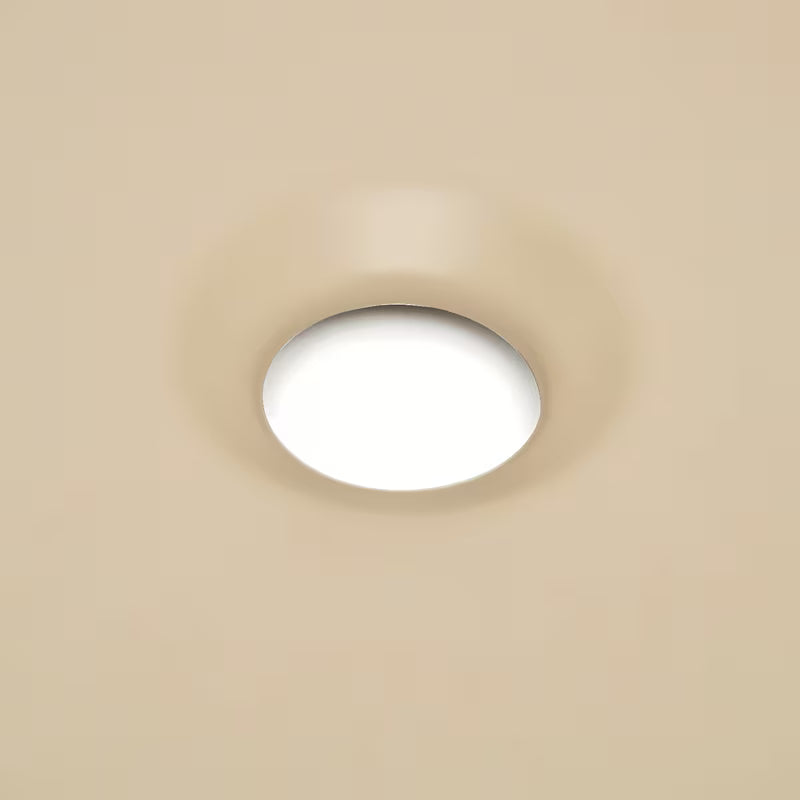 Okrugli umivalnik na ploščo SAT Mood u mat bež boji brez odprtine za armaturo i brez preliva.