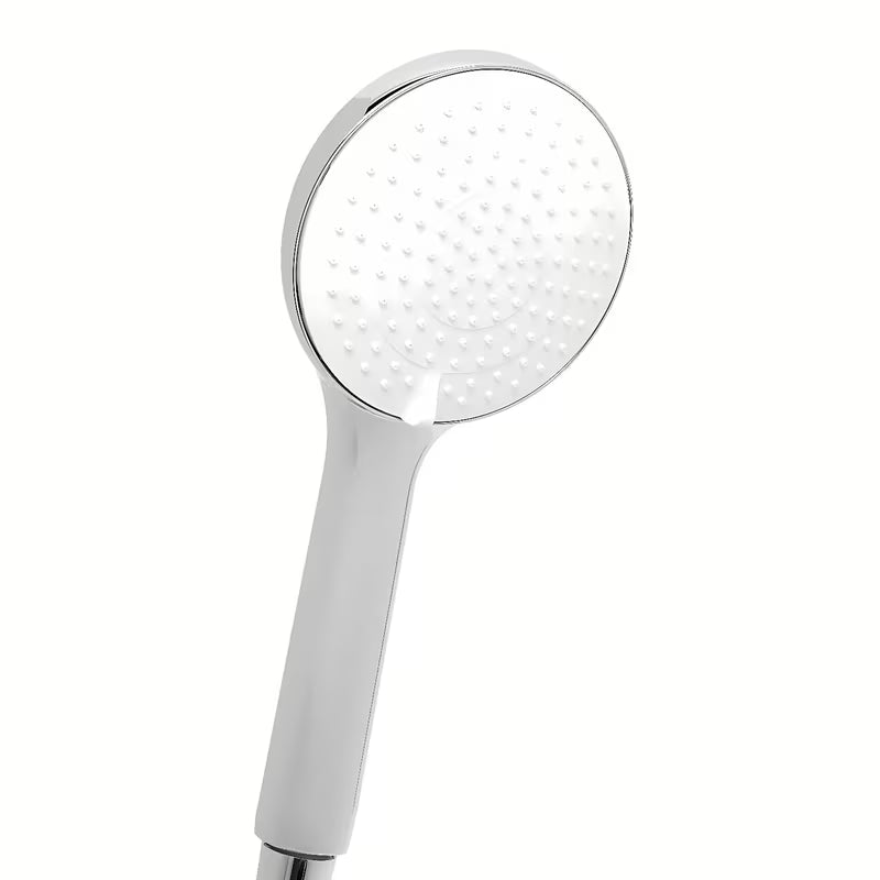 Kromirani komplet za kad SAT s ručnim tušem s 3 funkcije, fiksnim držačem i crijevom za tuš