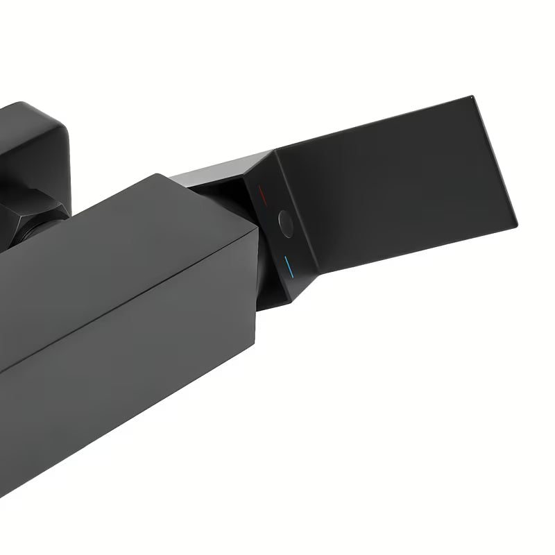 Enoročna armatura za tuš SAT Vision u mat crnoj boji pro za zidnu montažu