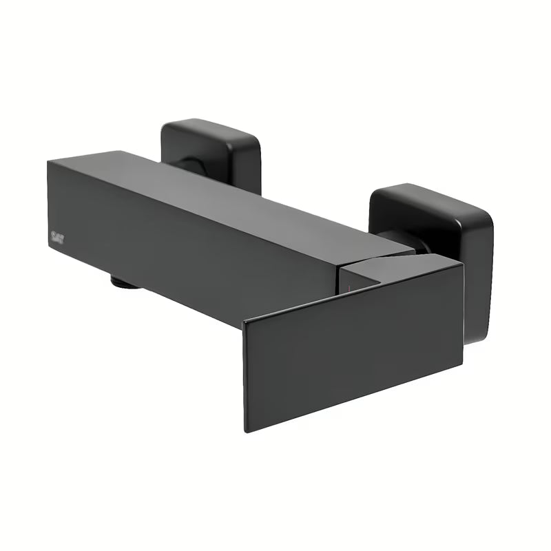 Enoročna armatura za tuš SAT Vision u mat crnoj boji pro za zidnu montažu