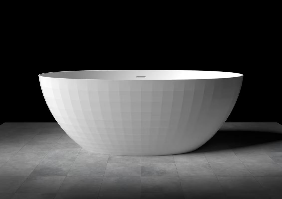 Samostoječa kad SAT od lijevanog mramora 167x83 cm u lijevoj i desnoj izvedbi