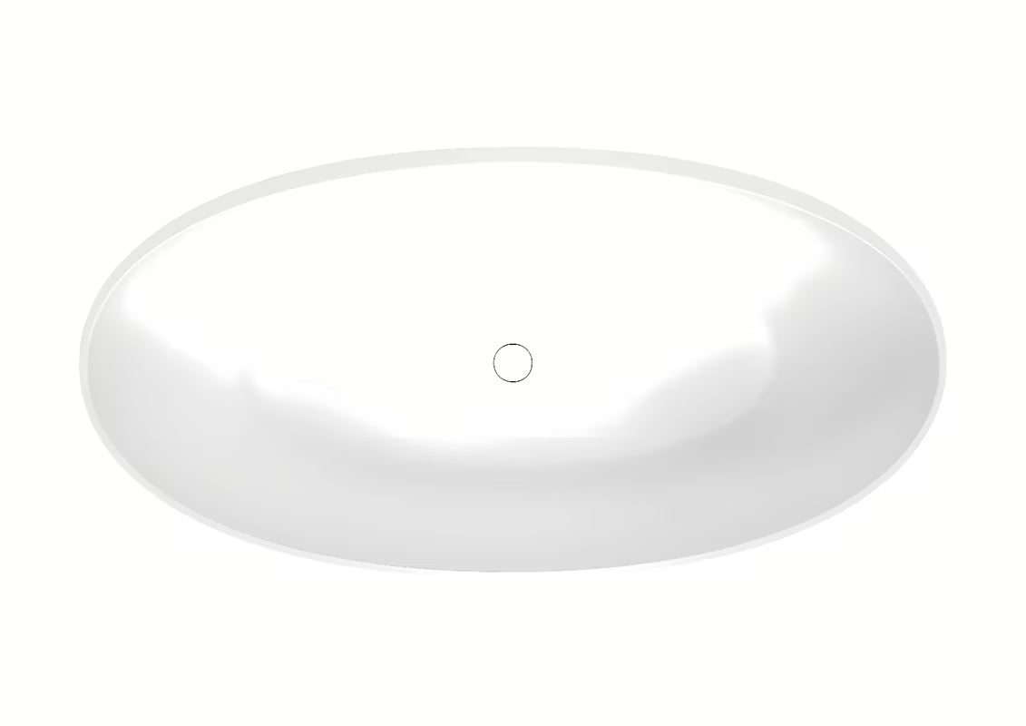 Samostoječa kad SAT od lijevanog mramora 167x83 cm u lijevoj i desnoj izvedbi