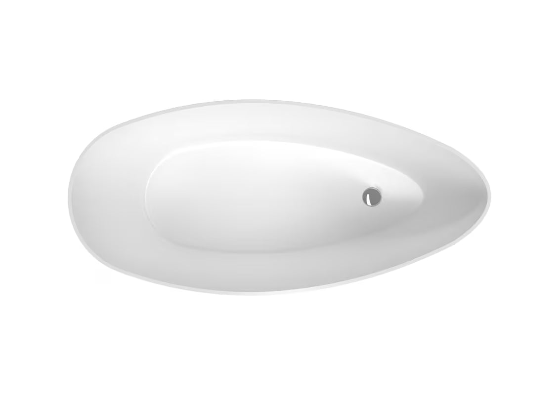 Samostoječa kad SAT od lijevanog mramora 156x71 cm u lijevoj i desnoj izvedbi