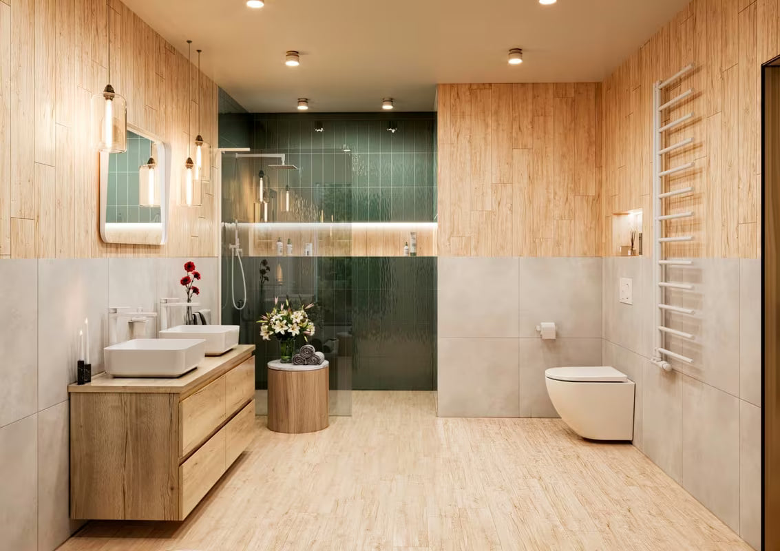 SAT Walk-in tuš stena Walk-In 120 cm v beli izvedbi s prozornim varnostnim steklom