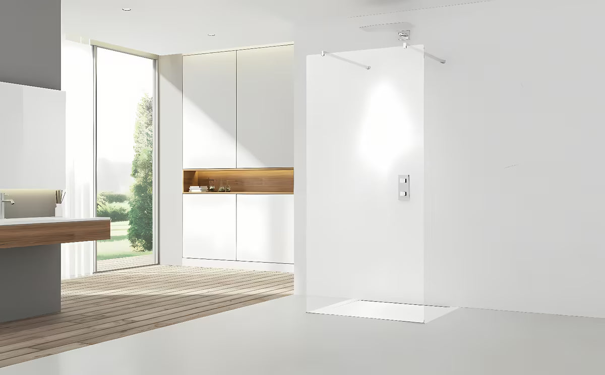 Walk-in tuš stijena SAT Walk-in 60x200 cm s prozirnim staklom i sjajnim kromiranim profilom