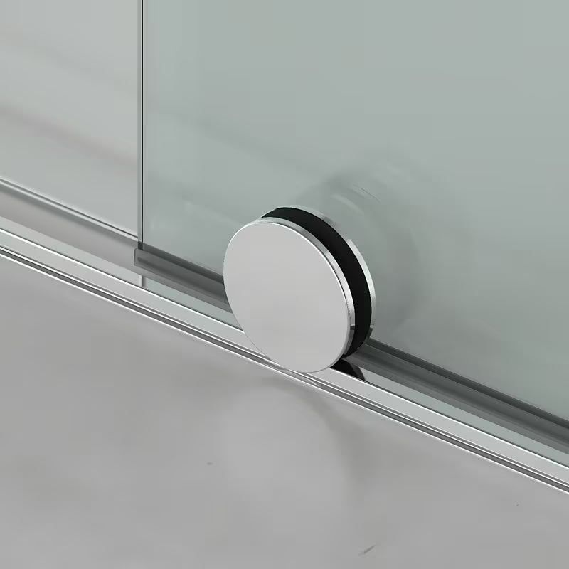 Tuš stena walk-in SAT Xmotion 120 cm v krom izvedbi s prozornim steklom in drsnim sistemom