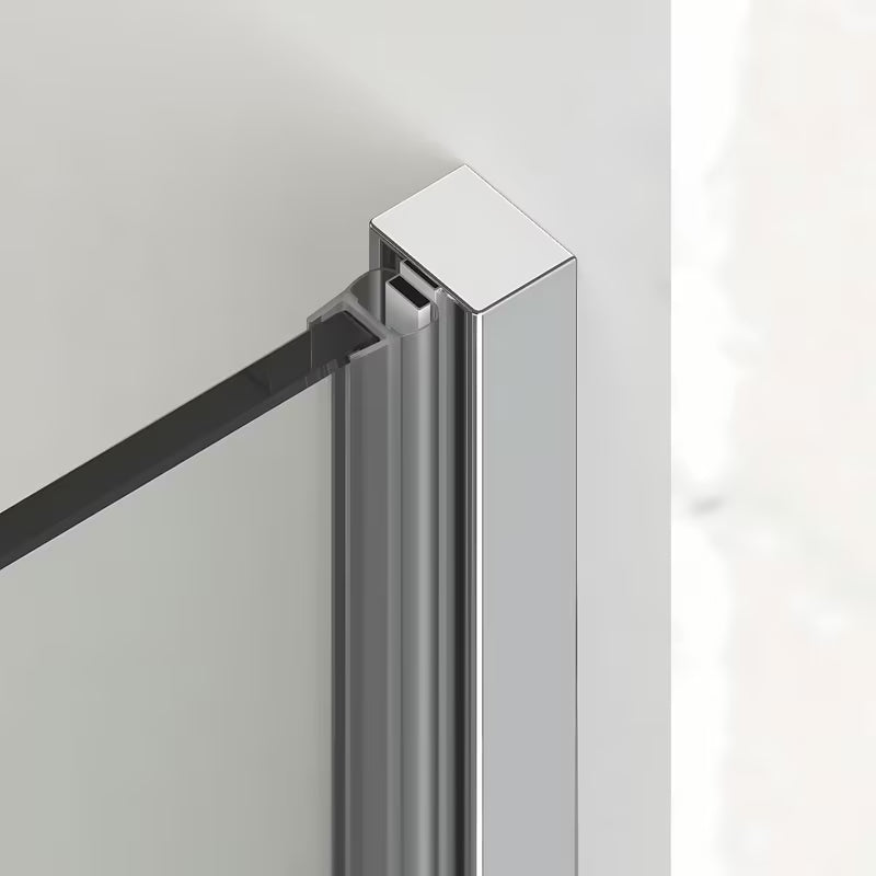 Tuš kabina SAT Xmotion 120x80 cm s prozornim steklom, drsnim odpiranjem in krom izvedbo