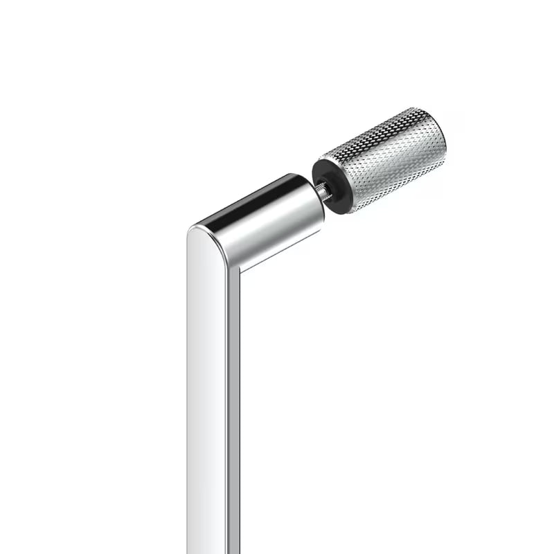 Tuš kabina Kvadratna tuš kabina SAT Walk-In Xmotion 100x100 cm z drsnimi vrati in prozornim steklom v sijaj krom izvedbi.