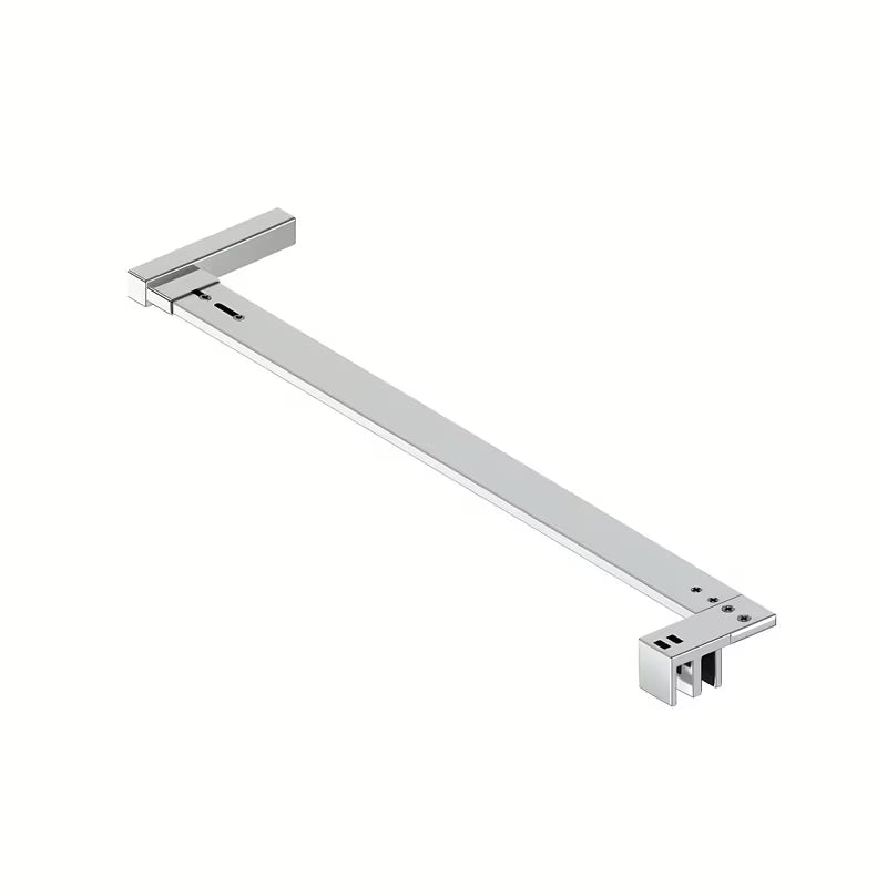 Kvadratna tuš kabina SAT Walk-In Xmotion 140x140 cm z drsnimi vrati in prozornim steklom v sijaj kromu