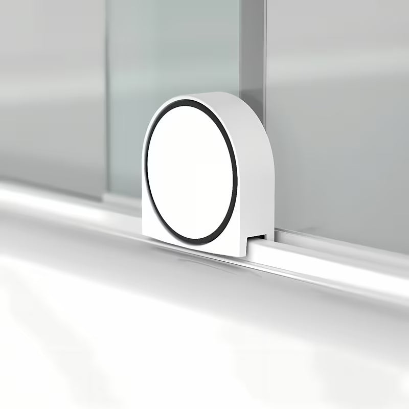 Stena za Kopalno Kad SAT Walk-In Xmotion 150 cm s prozornim steklom in belimi profili