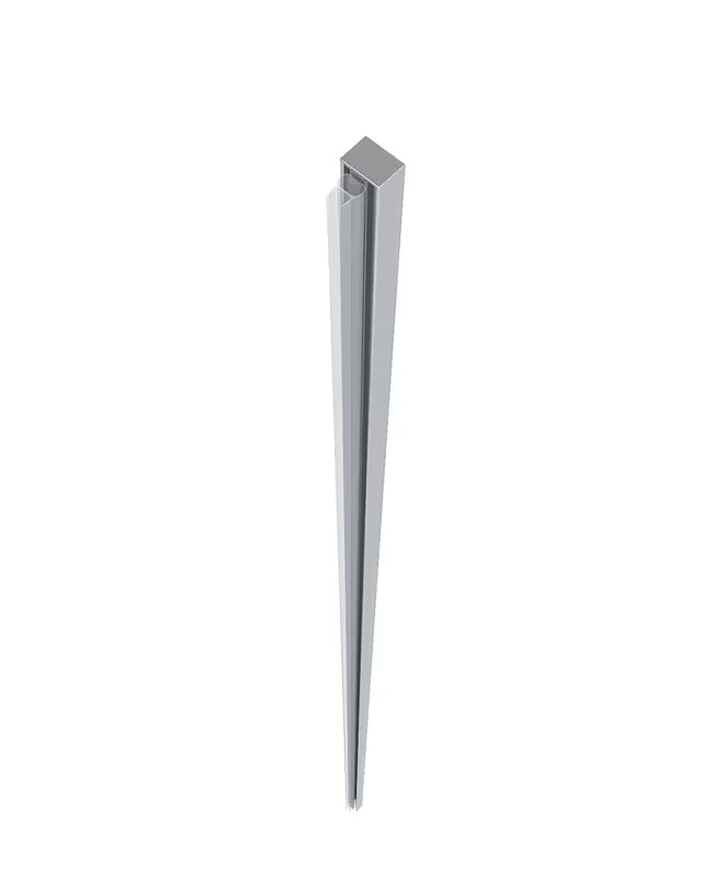 Krom nikljan profil SAT Walk-In Xmotion pro walk-in stene z debelino 8 mm