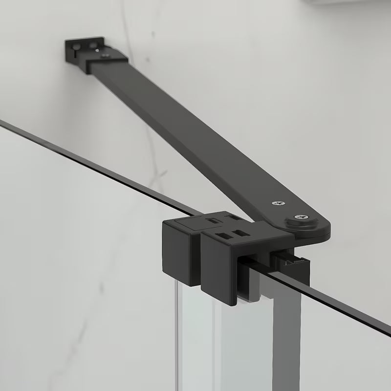 Pravokotna tuš kabina SAT Xmotion 110x90 cm u bijeloj boji s prozirnim staklom i kliznim otvaranjem.