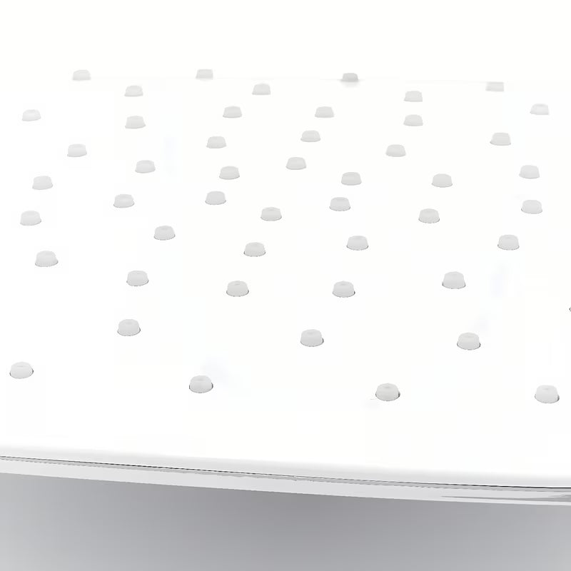 Nadglavna prha SIKO u bijeloj i krom izvedbi, kvadratna 25 x 25 cm sa zaobljenim kutovima