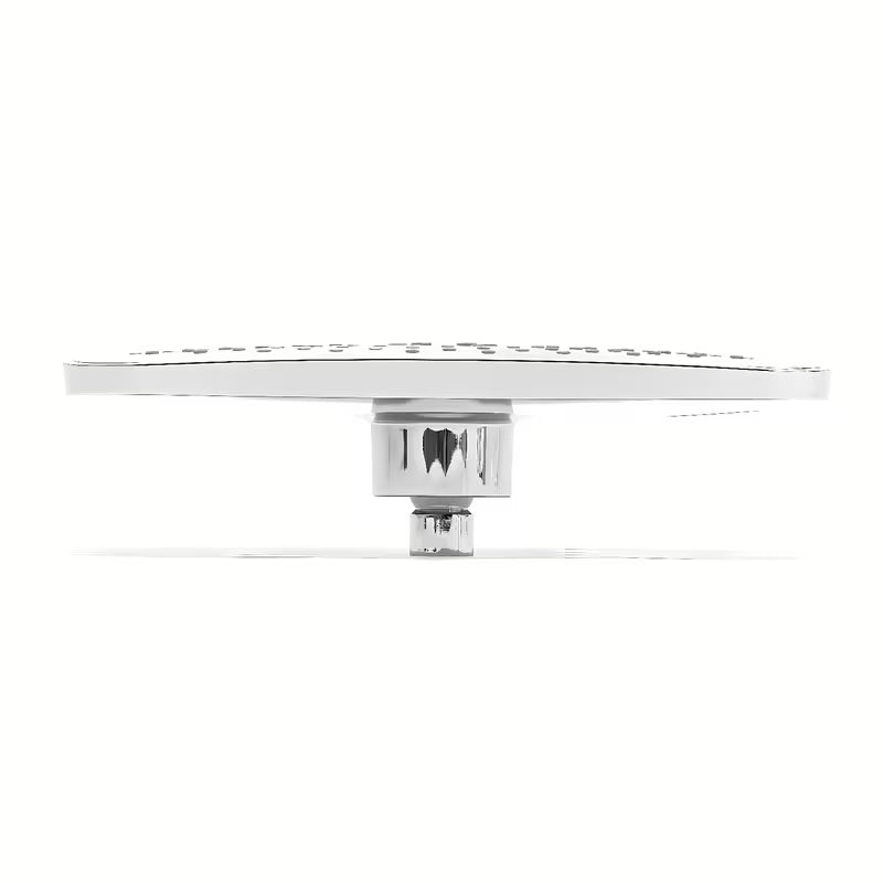 Pravokutna nadglavna prha SIKO Chrome u bijeloj/krom izvedbi s dvije funkcije mlaza.