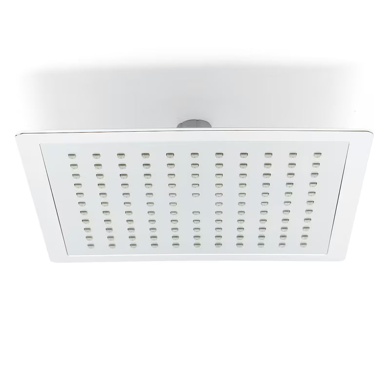 Kvadratna nadglavna prha SIKO Grey-Chrome u sivoj/krom boji, dimenzija 23x23 cm