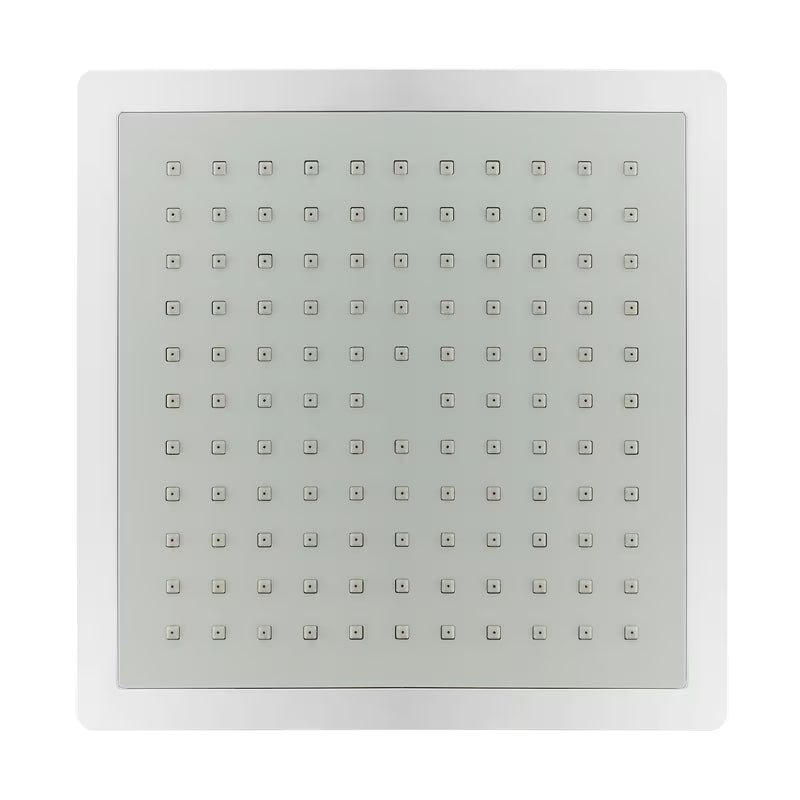 Kvadratna nadglavna prha SIKO Grey-Chrome u sivoj/krom boji, dimenzija 23x23 cm