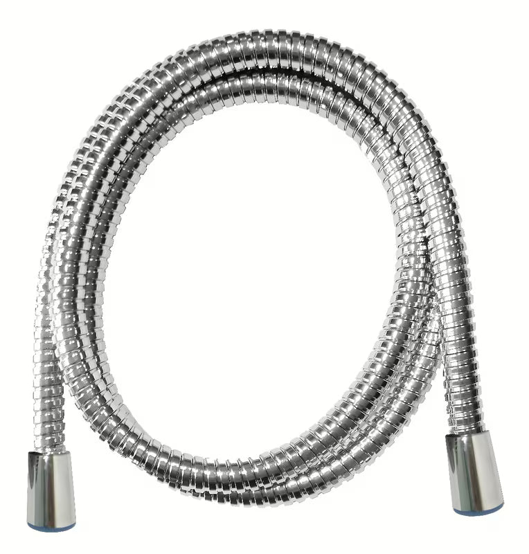 Kromirano metalno cev za tuš SIKO duljine 2 m s funkcijom AntiTwist protiv uvijanja.